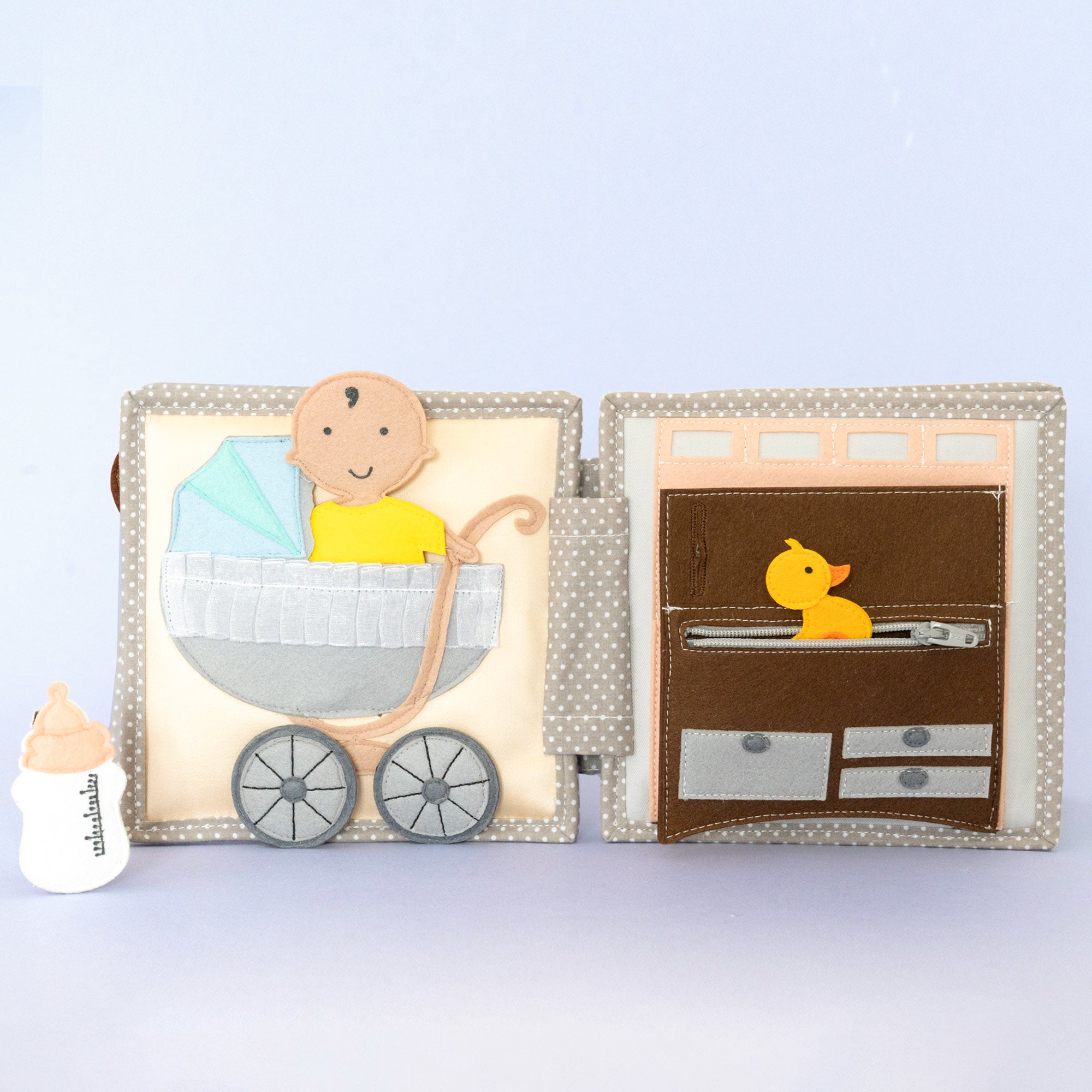 Jolly Baby - 6 pages Mini Quiet Book