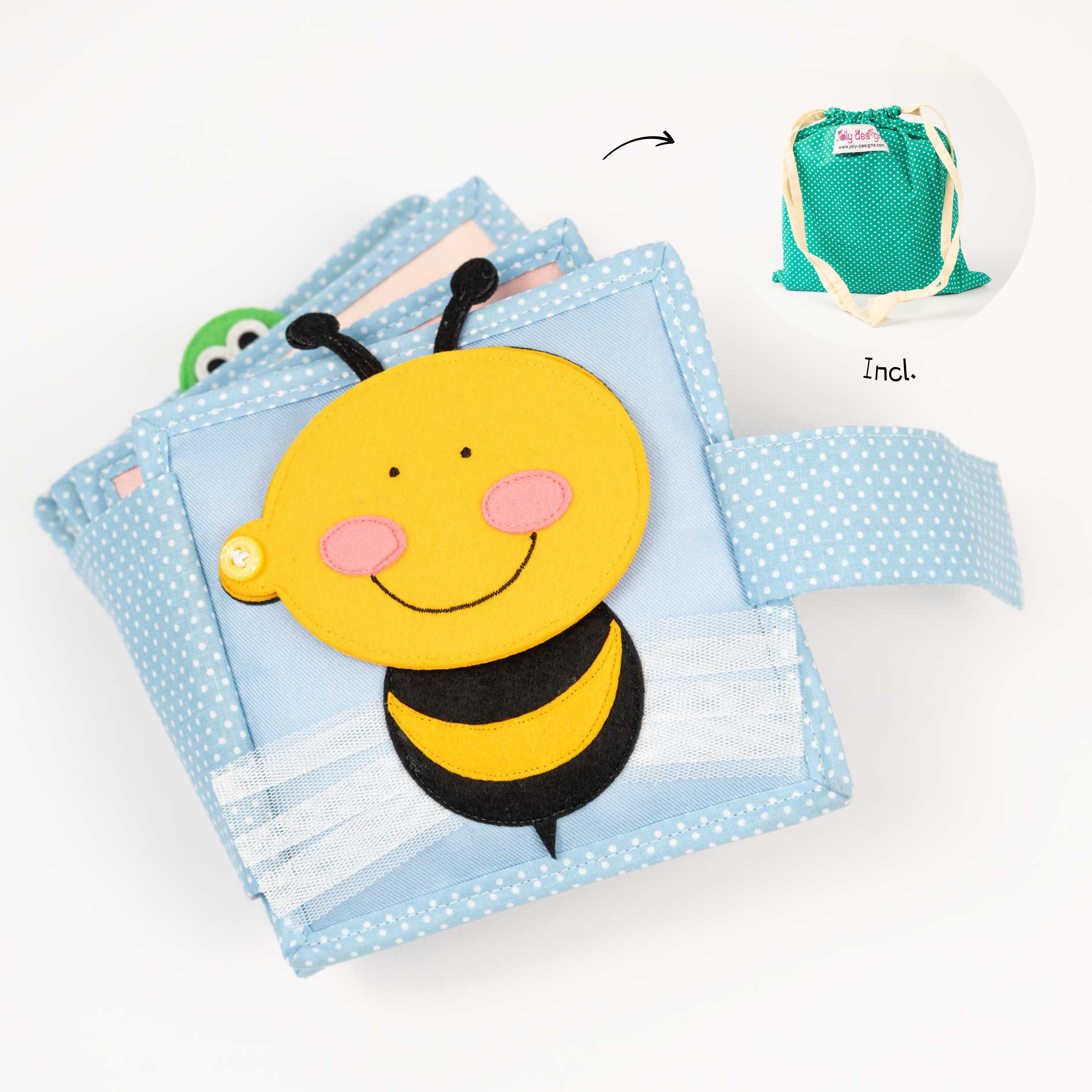 Little Bee - 6 Pages Mini Quiet Book