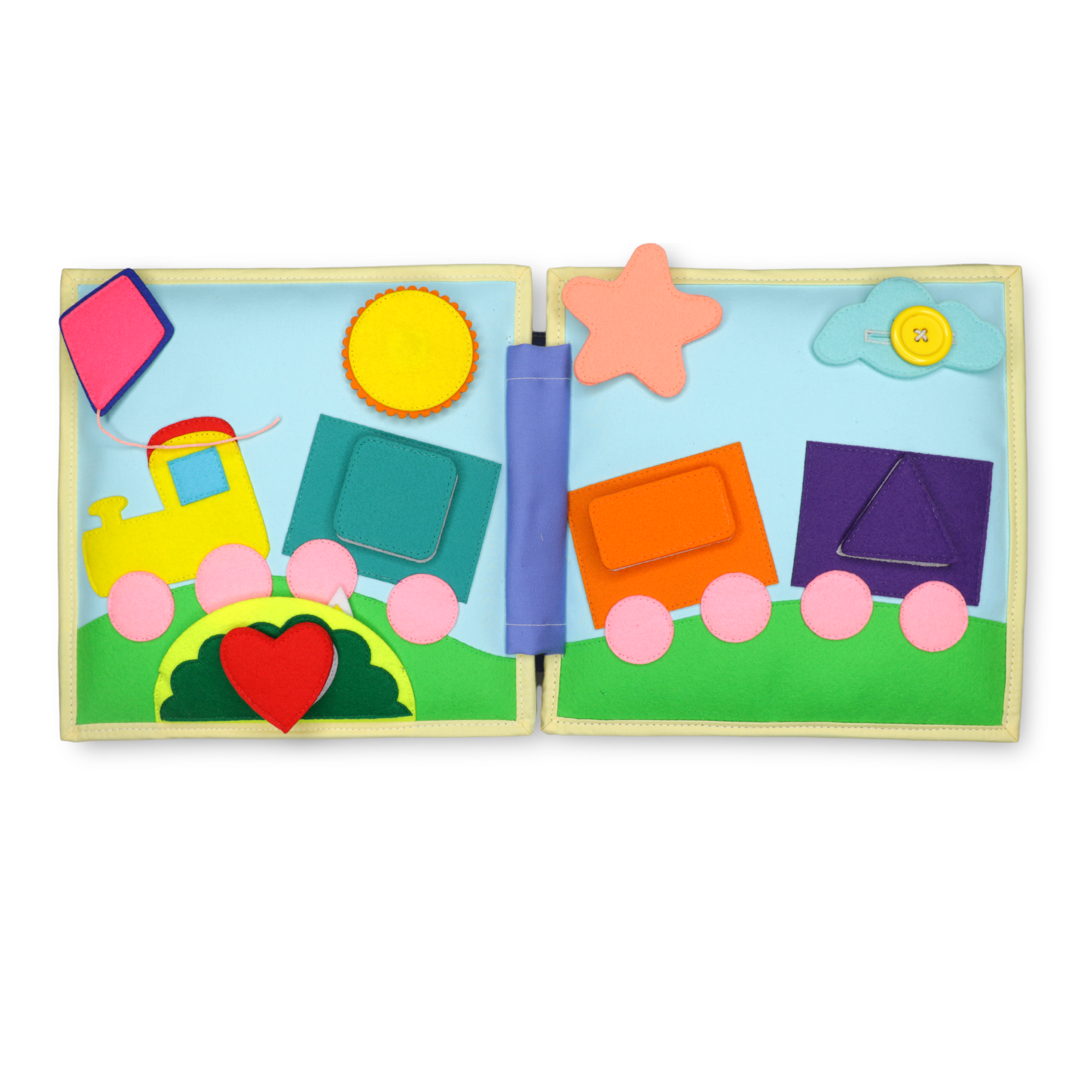 Pastel Owlet - 6 Pages Quiet Book