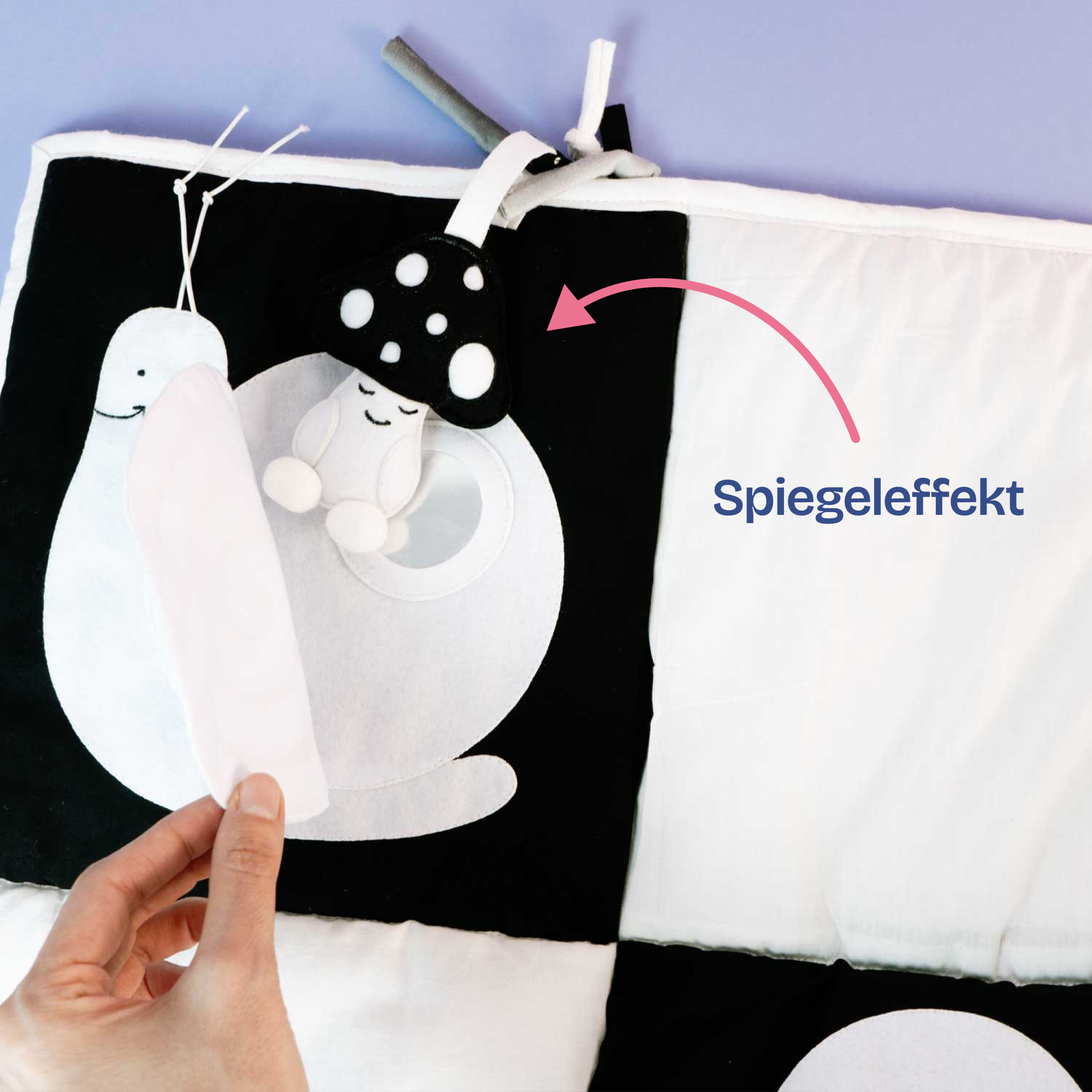 Black and White play mat