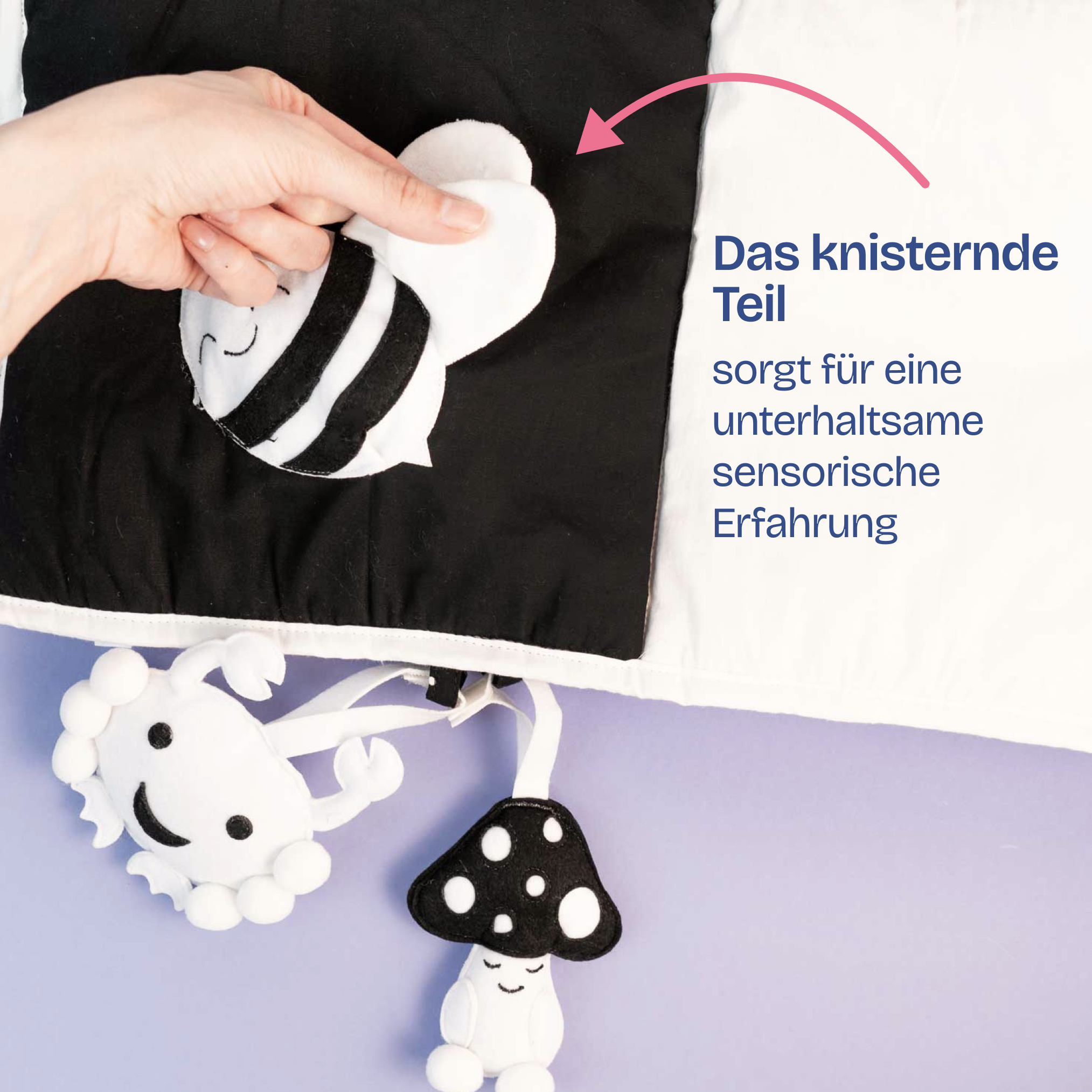 Black and White play mat