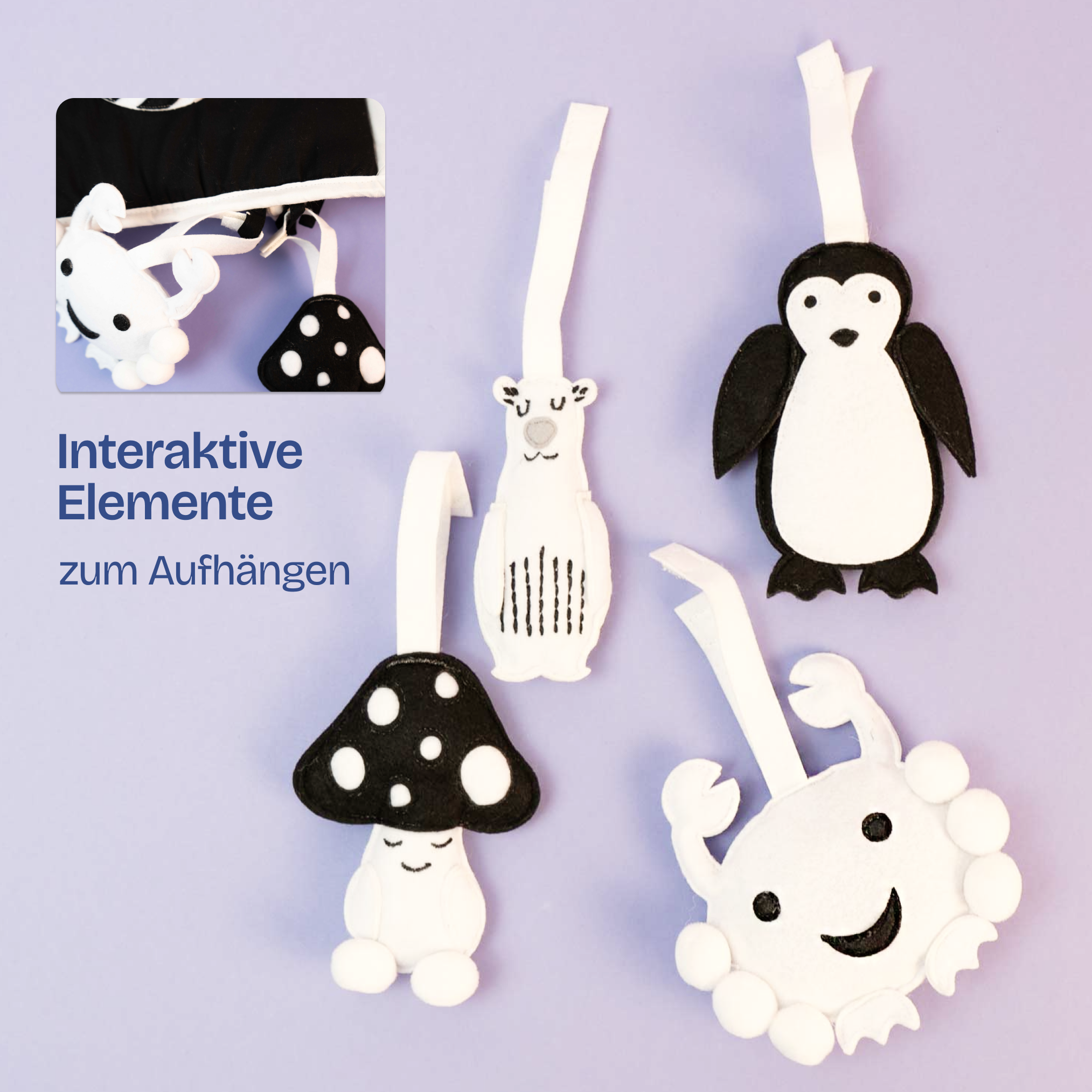 Black and White play mat