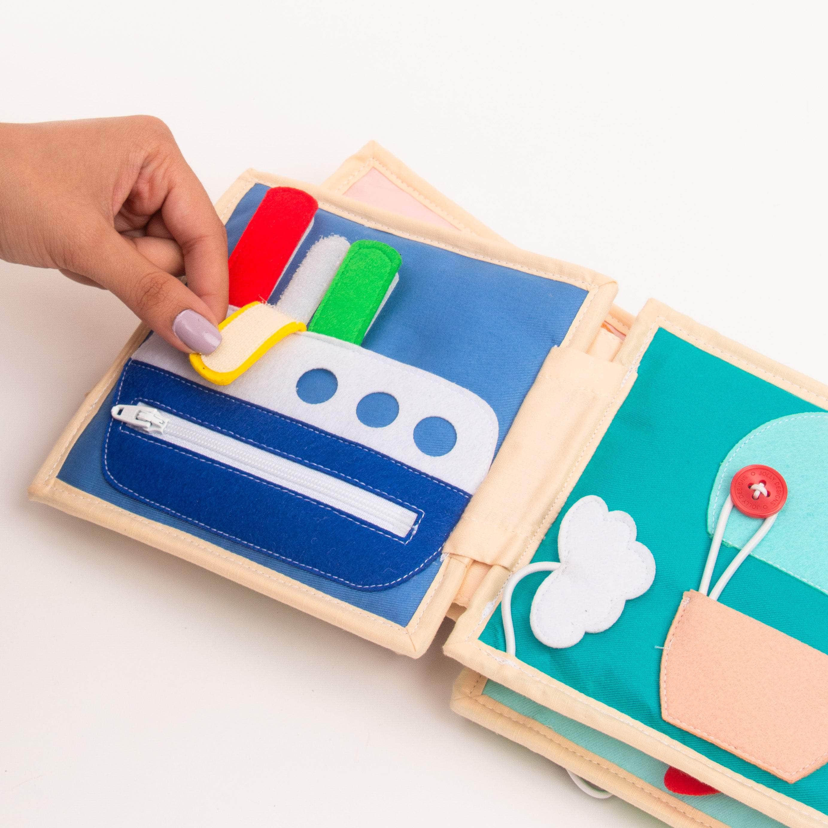 Aeroplane - 6 Pages Mini Quiet Book