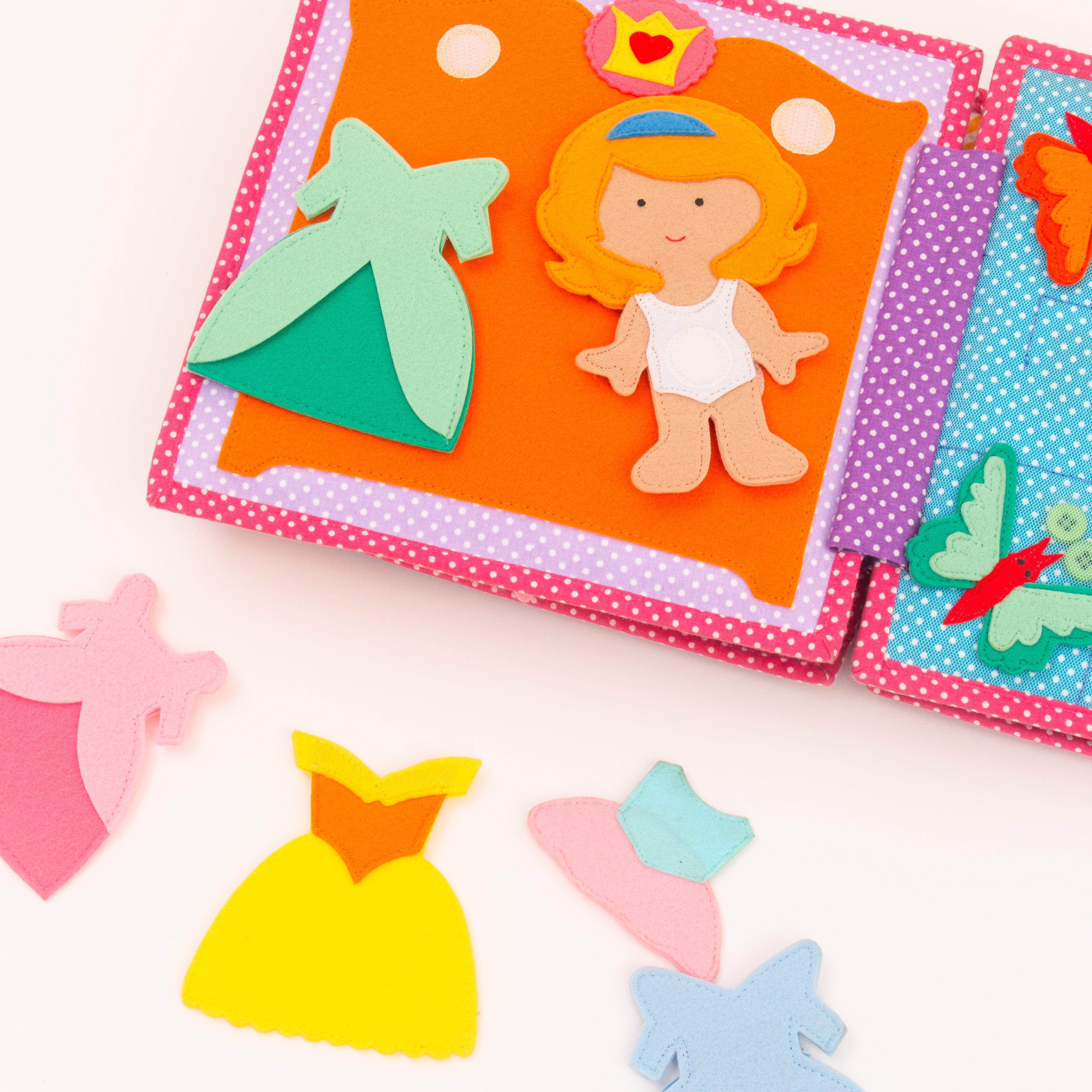 Princess - 6 Pages Quiet Book