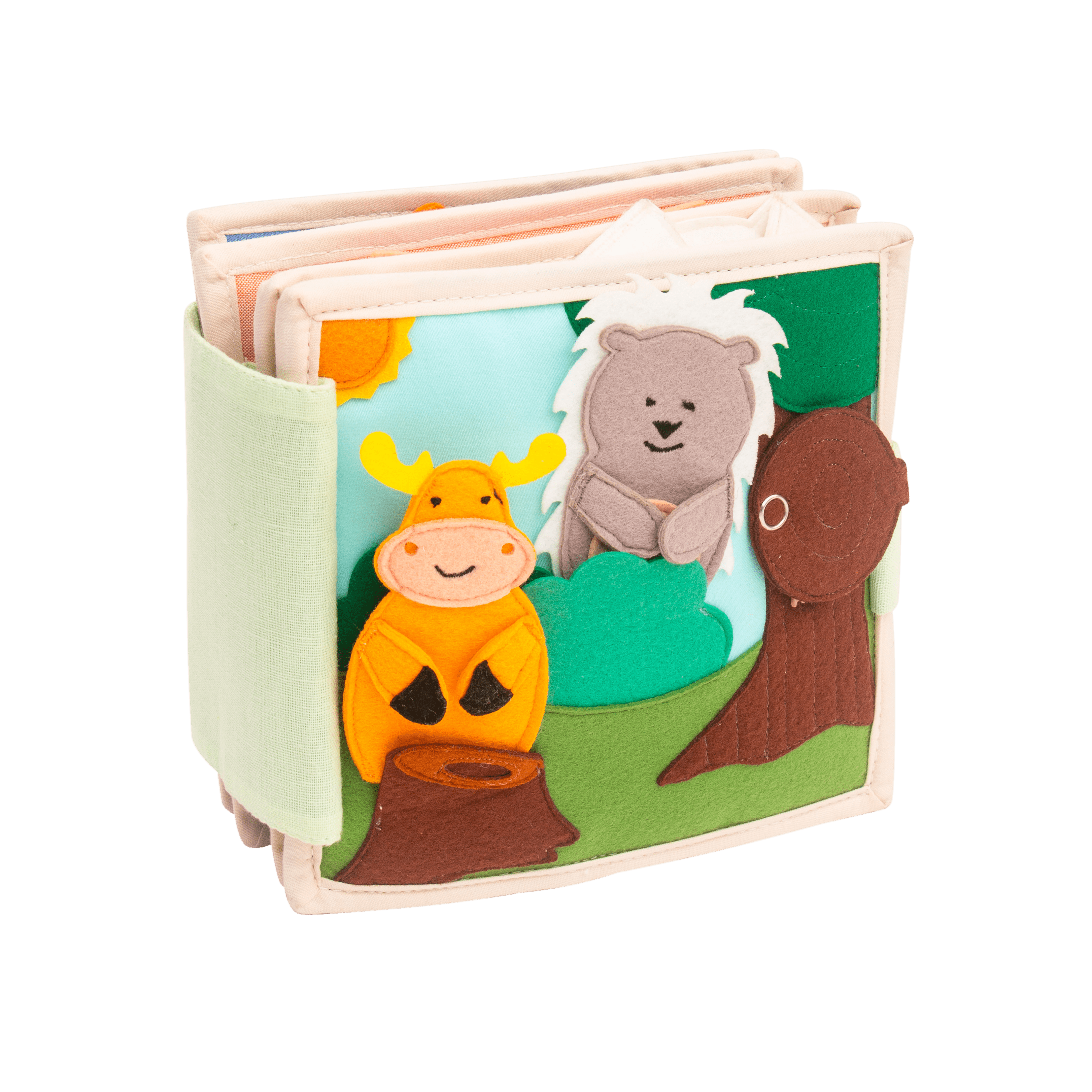 Animal Friends - 6 Pages Mini Quiet Book