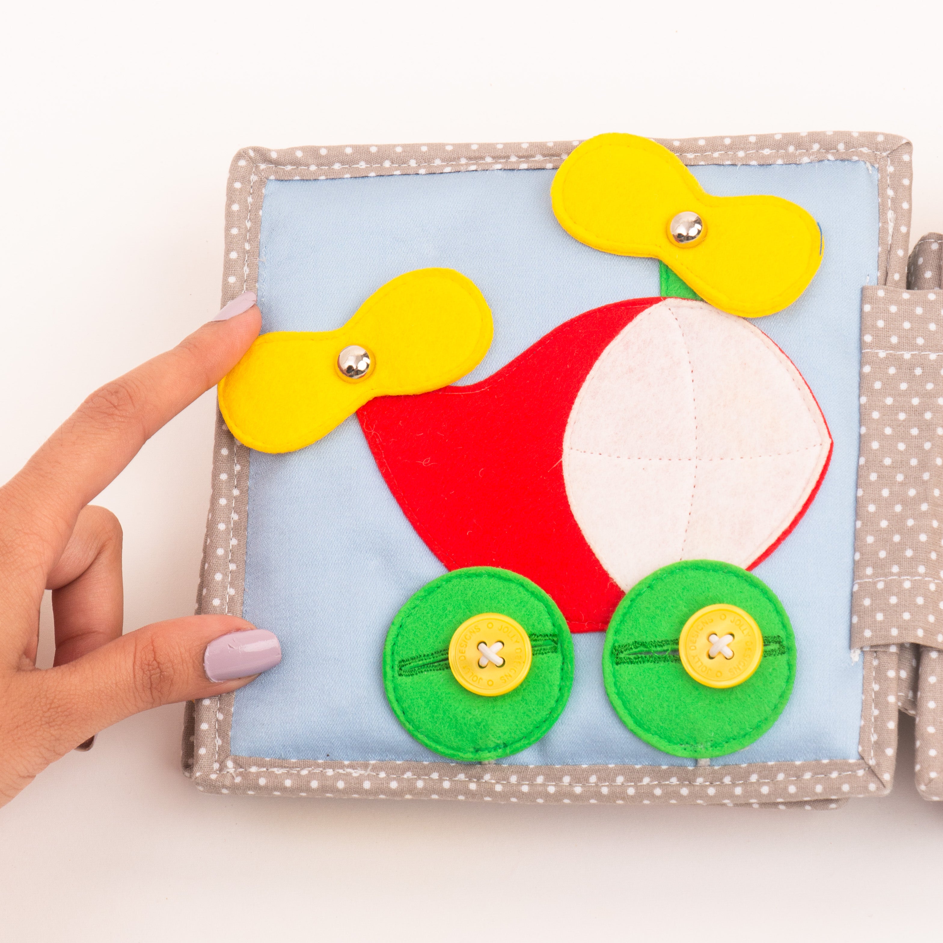 Peek-a-Boo - 6 Pages Mini Quiet Book