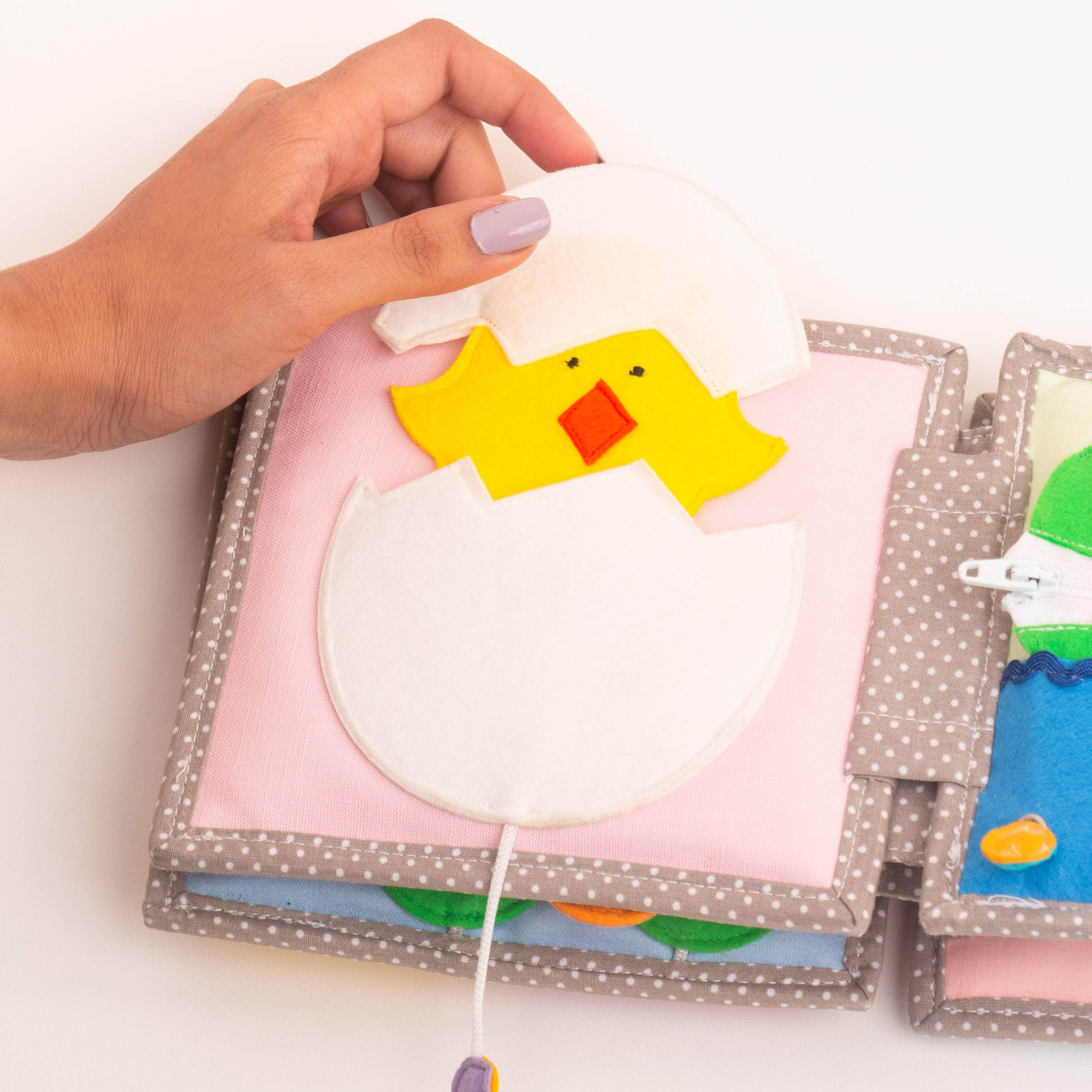 Peek-a-Boo - 6 Pages Mini Quiet Book