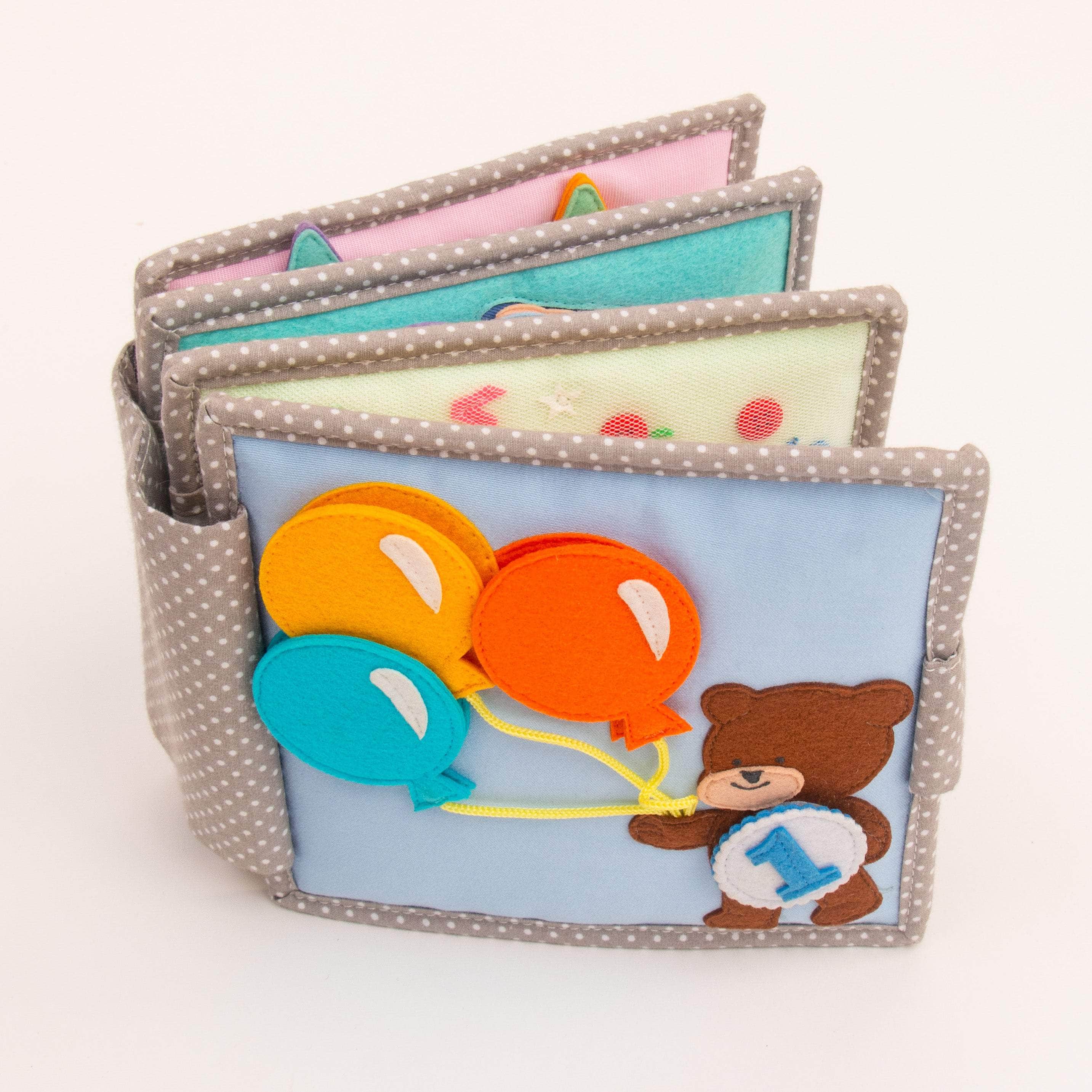 Happy Bearsday - 6 Pages Mini Quiet Book