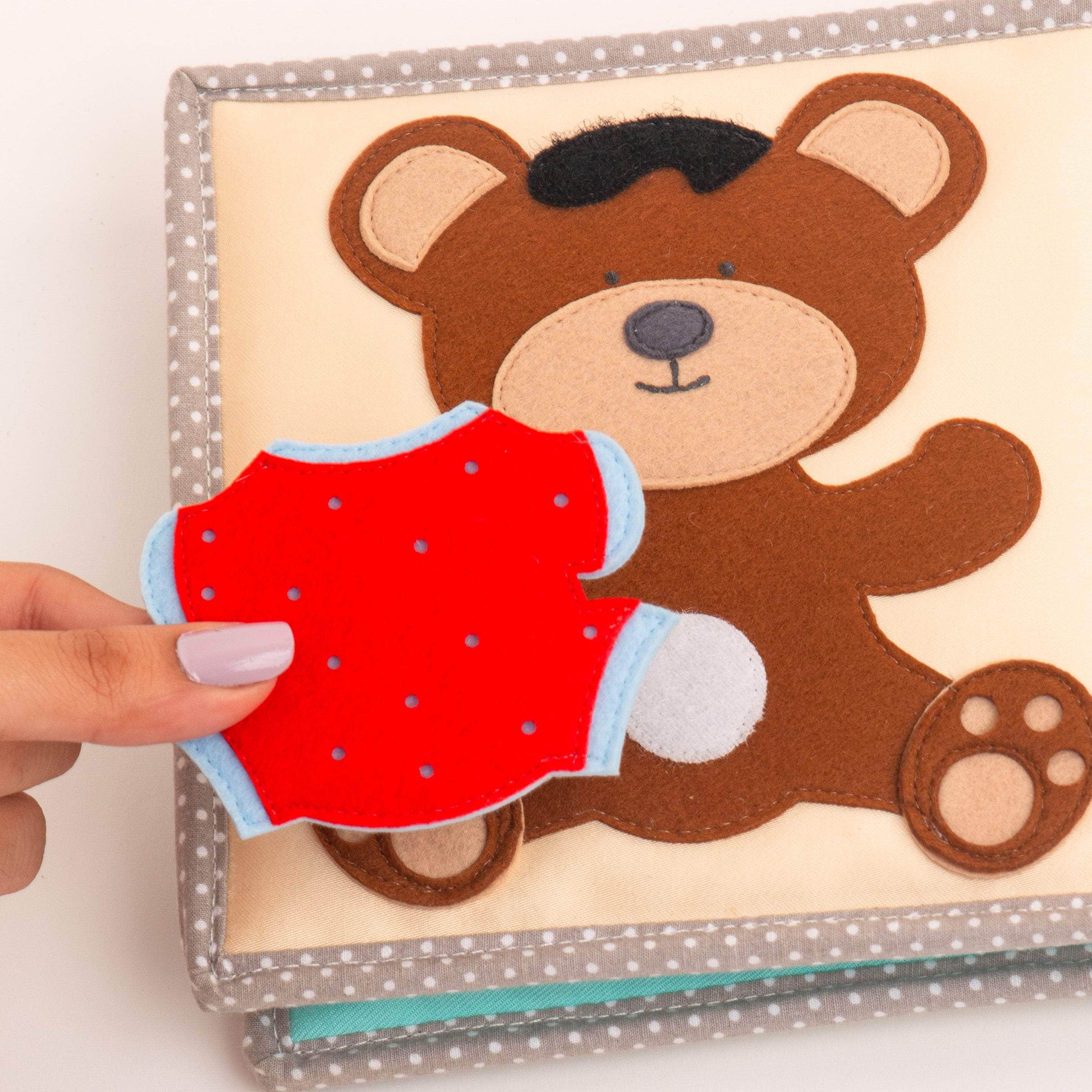 Happy Bearsday - 6 Pages Mini Quiet Book