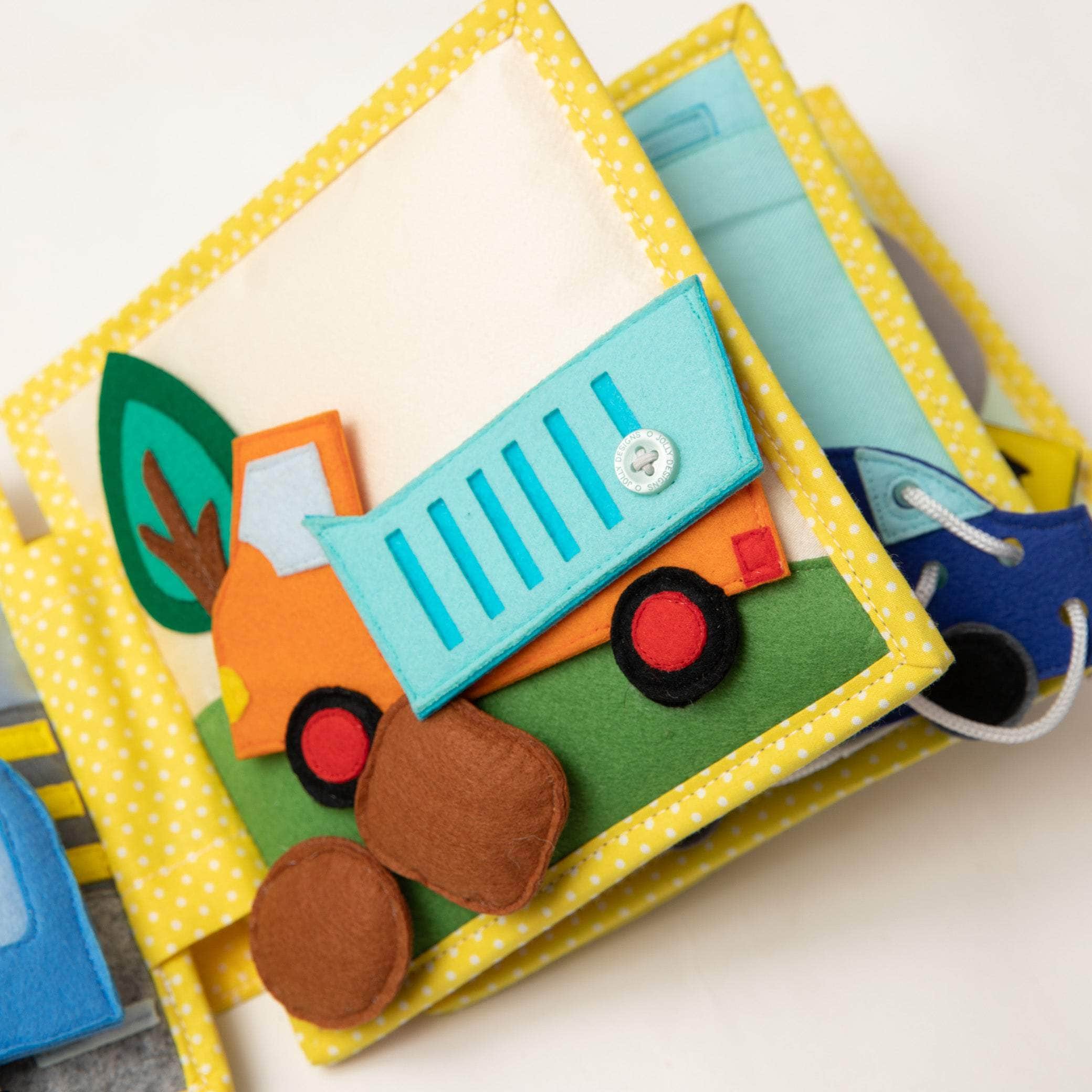 My First Digger - 6 pages Mini Quiet Book