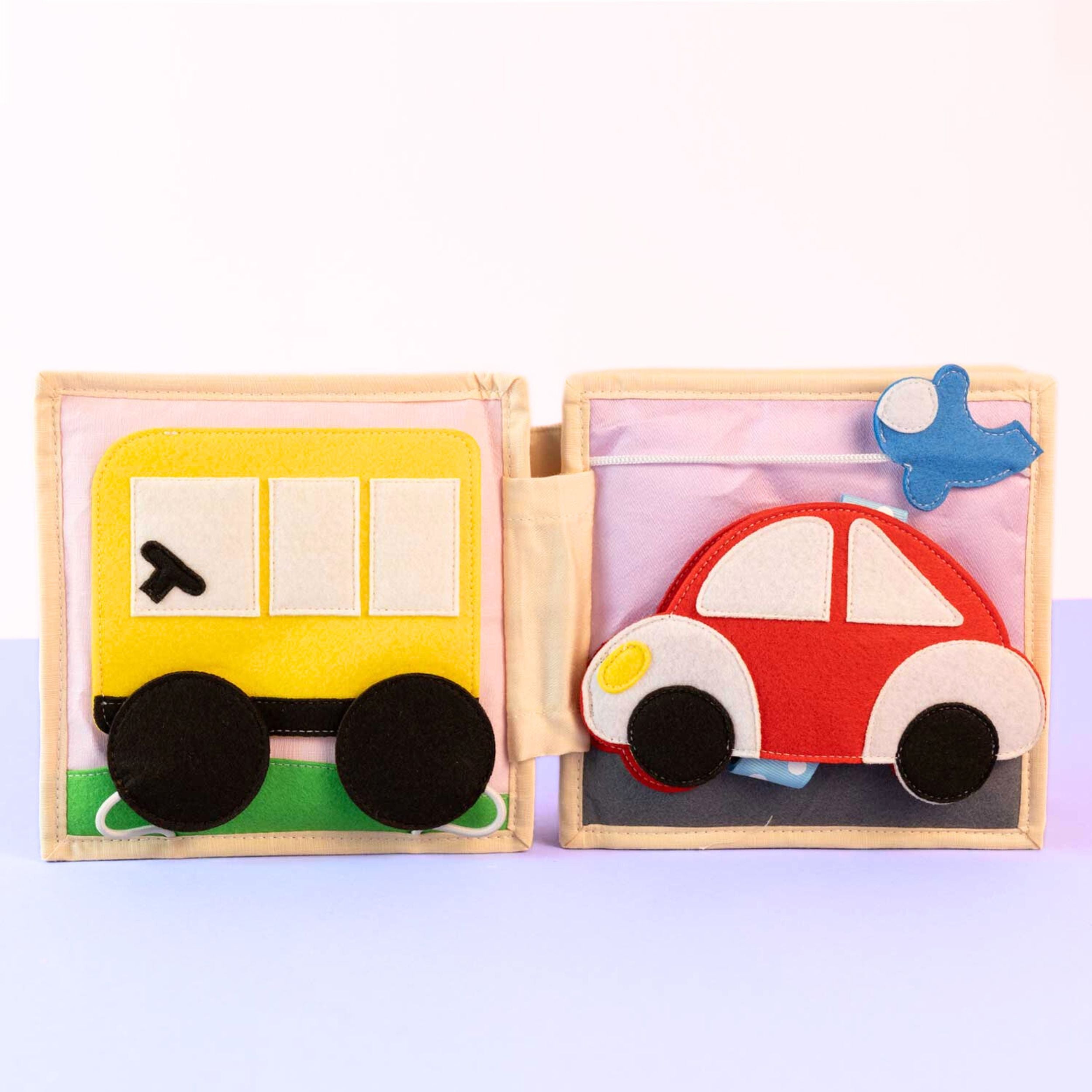 Aeroplane - 6 Pages Mini Quiet Book 