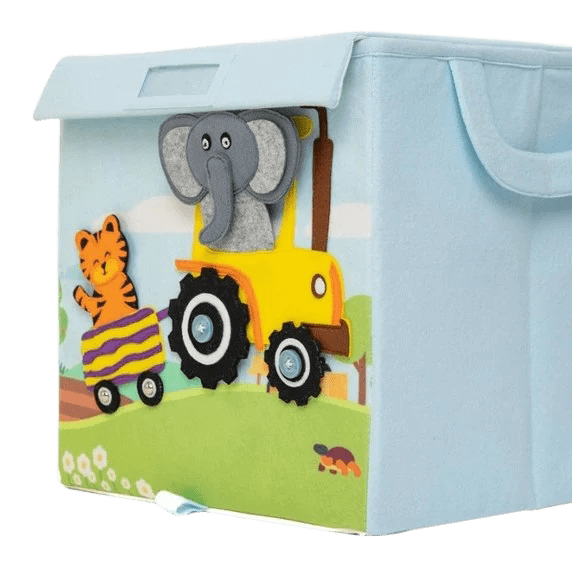 Animal Train - Storage Box (square)