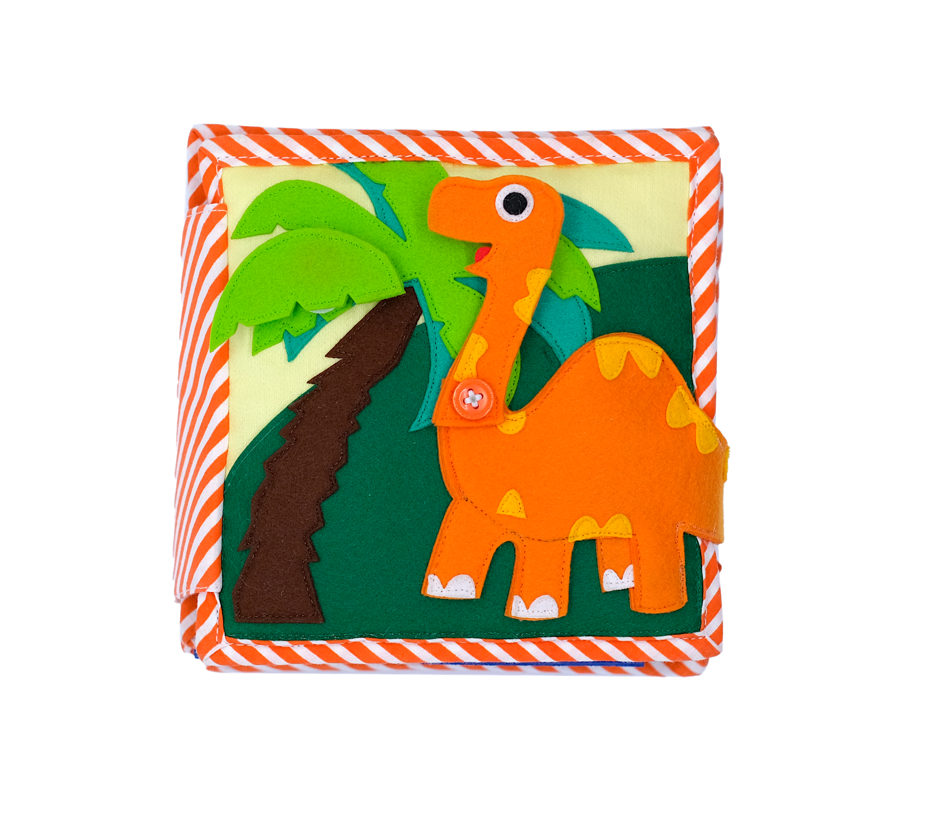 Dino Friends - 6 Pages Mini Quiet Book