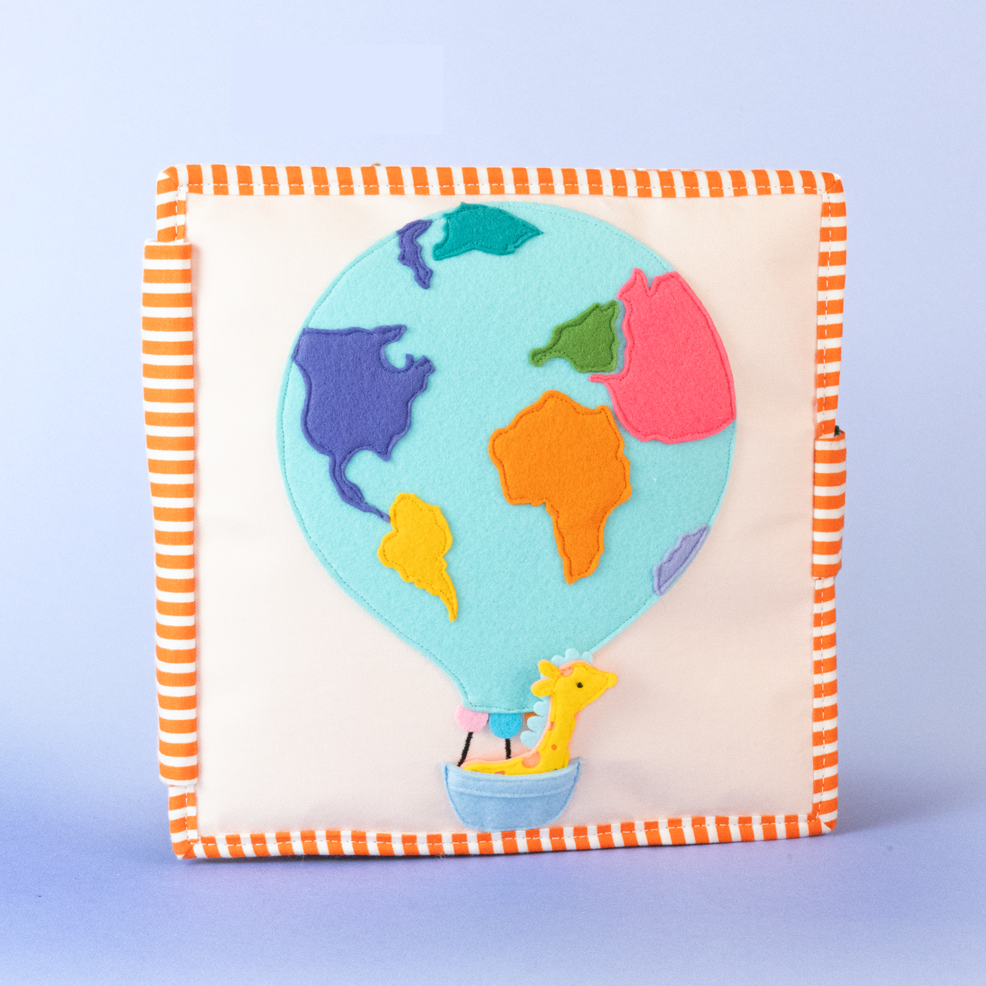 Un voyage autour du monde - quiet book de 8 pages