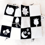 Couverture rampante noir et blanc