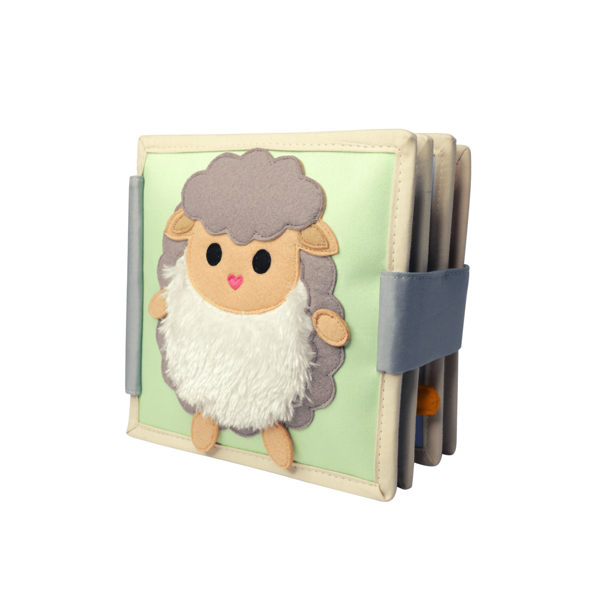 Happy Sheep - 6 Pages Mini Quiet Book 