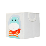 Boîte de rangement - Hippopotame (carrée)