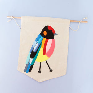 Colorful Bird Tapestry