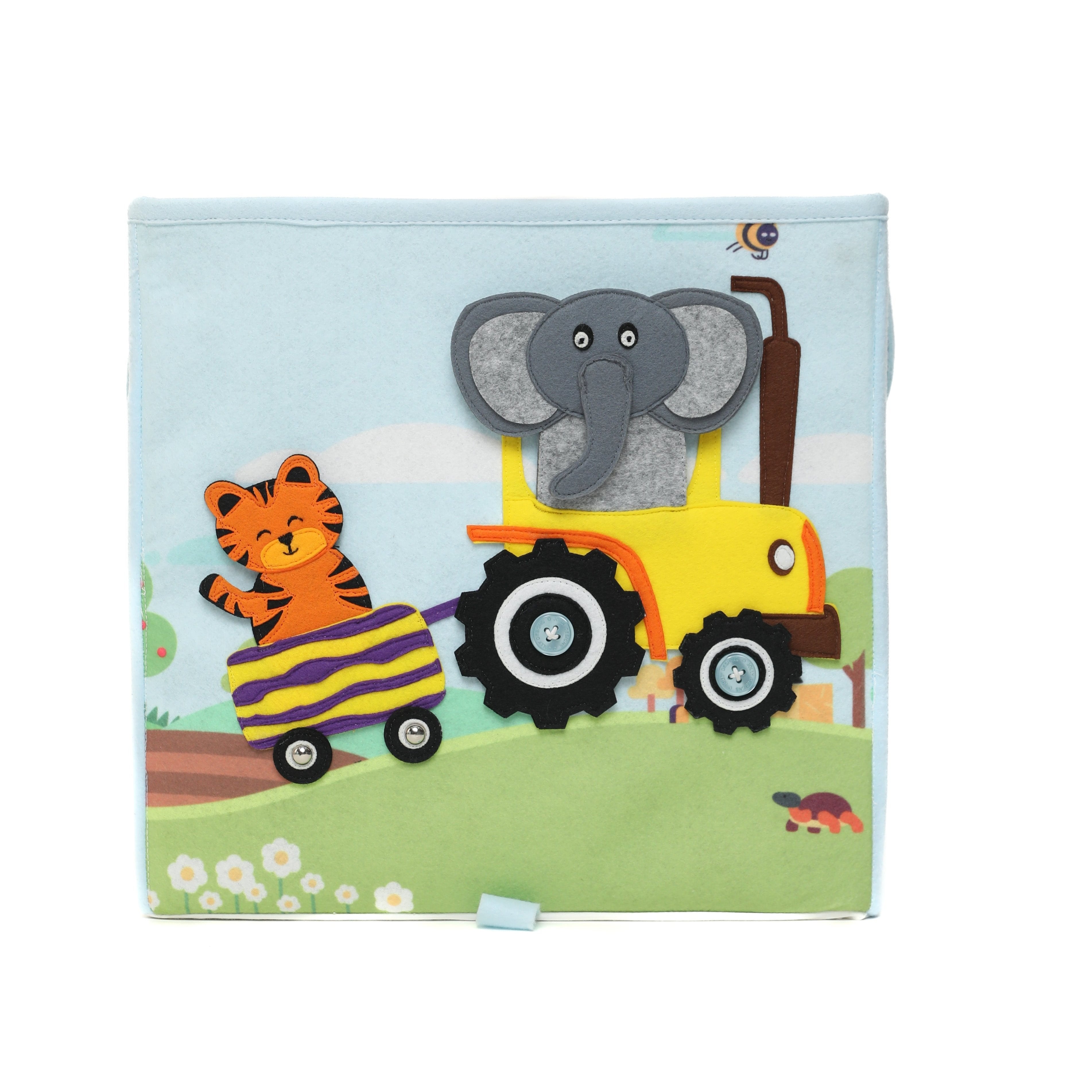 Animal Train - Storage Box (square)