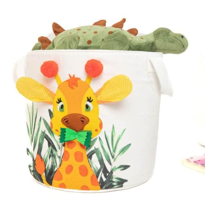 Giraffe - Storage Box (round)