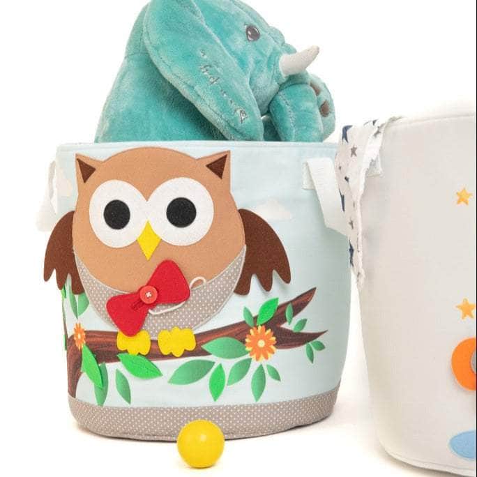 Owl - Storage Box (round)